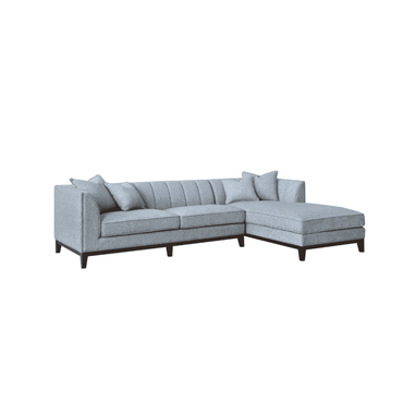 Cooper 3 Seater Dolphin Boucle Fabric Right Hand Corner Sofa