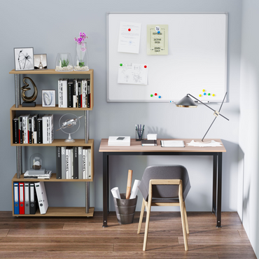 Aurora Computer Desk Dining Table Writing Table with Metal Frame