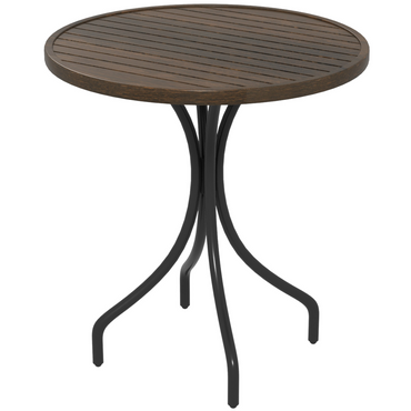Esterno Round Garden Table Outdoor Side Table with Steel Frame