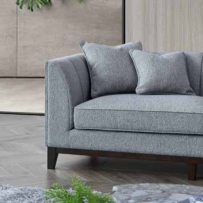 Cooper 3 Seater Dolphin Boucle Fabric Right Hand Corner Sofa