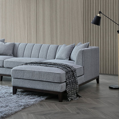 Cooper 3 Seater Dolphin Boucle Fabric Right Hand Corner Sofa
