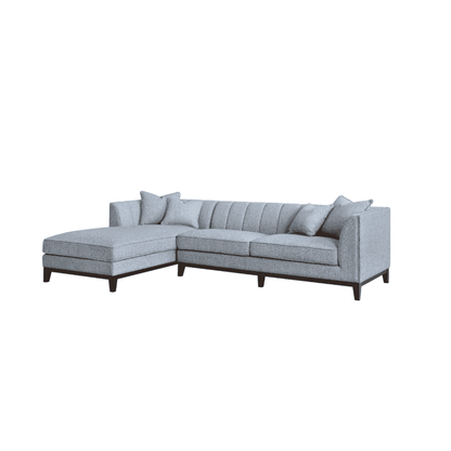 Cooper 3 Seater Dolphin Boucle Fabric Left Hand Corner Sofa