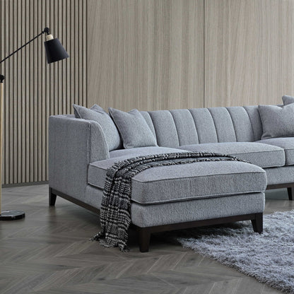 Cooper 3 Seater Dolphin Boucle Fabric Left Hand Corner Sofa