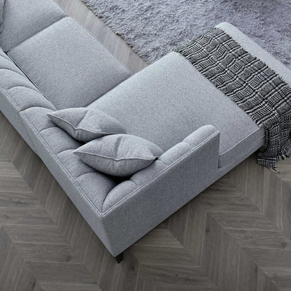 Cooper 3 Seater Dolphin Boucle Fabric Left Hand Corner Sofa
