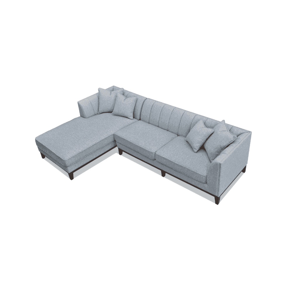 Cooper 3 Seater Dolphin Boucle Fabric Left Hand Corner Sofa