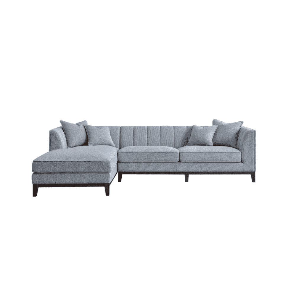 Cooper 3 Seater Dolphin Boucle Fabric Left Hand Corner Sofa