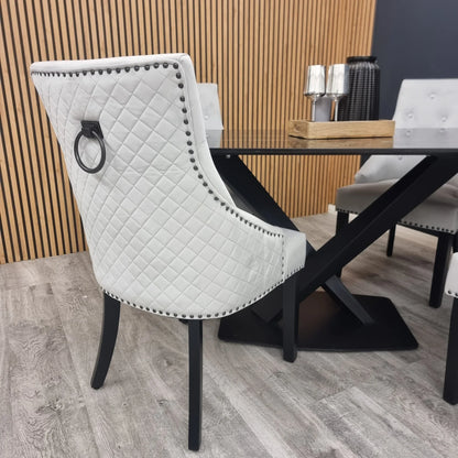 Bentley Dining Chair with Black Legs