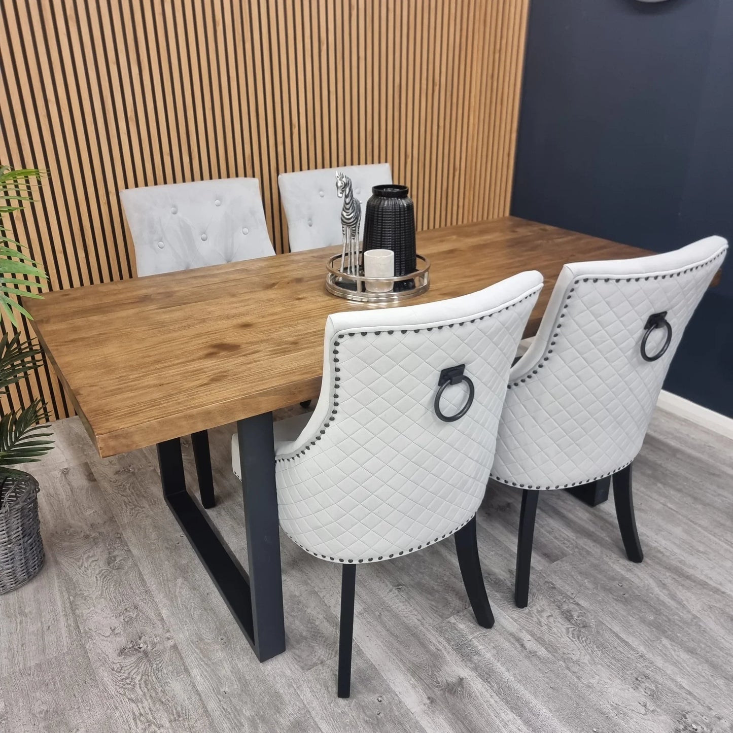 Bentley Dining Chair with Black Legs