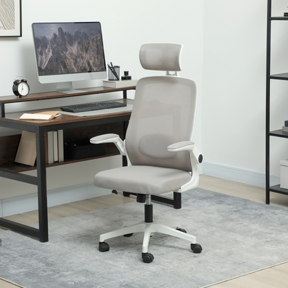 Aurora Executive Mesh Office Chair with Headrest, Lumbar Support