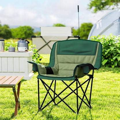 Esterno Camping Chair for Adults, Padded Folding Chair