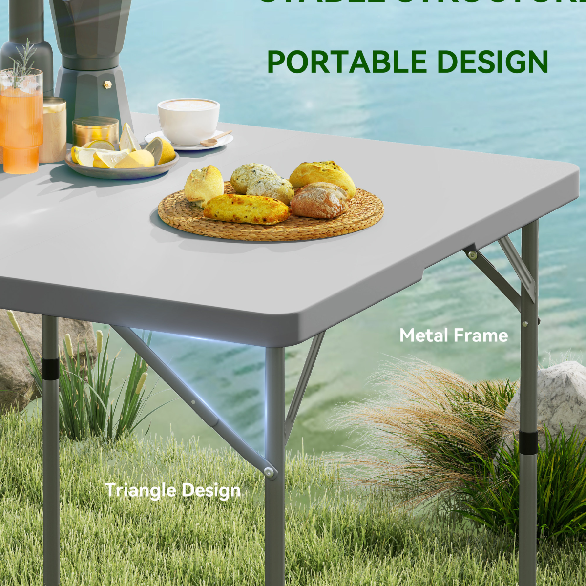 Esterno 3ft Folding Camping Table with 2 Adjustable Height