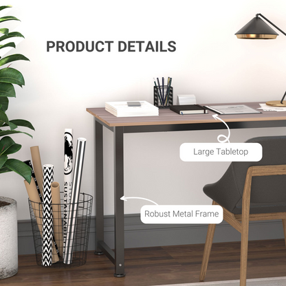 Aurora Computer Desk Dining Table Writing Table with Metal Frame