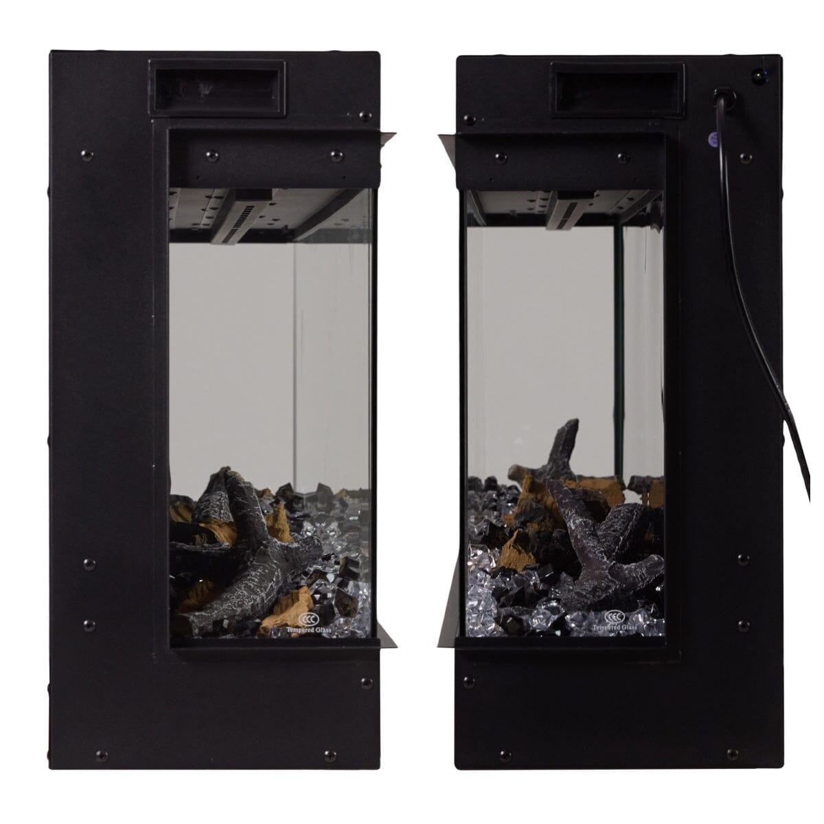 50/60/70/80inch 3-sided Electric Fireplace with Adjustable Color, Temperature and Timing, Controlled by APP