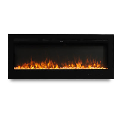 40 Inch Inset Fireplaces 5120 BTU Wall-Mounted Electric Fireplace 9 LED Flame Colours