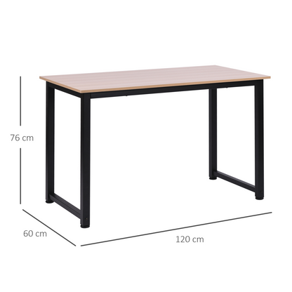 Aurora Computer Desk Dining Table Writing Table with Metal Frame