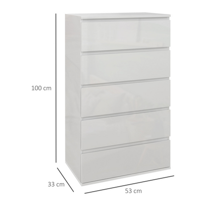 Aurora Bedroom Chest of Drawers, 4 Drawers Dresser, Drawer Unit