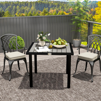 Esterno Garden Table for 4 Person with 5.4cm Parasol Hole