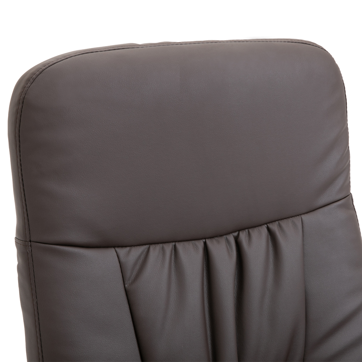 Aurora PU Leather Armchair and Footrest Swivel Recliner w/ Ottoman
