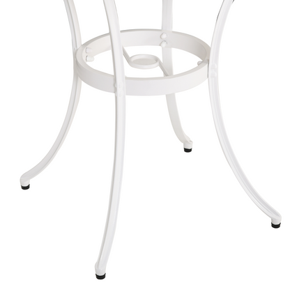 Esterno 3PCs Bistro Set,  Aluminium Garden Table and Chairs
