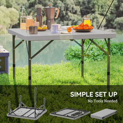 Esterno 3ft Folding Camping Table with 2 Adjustable Height