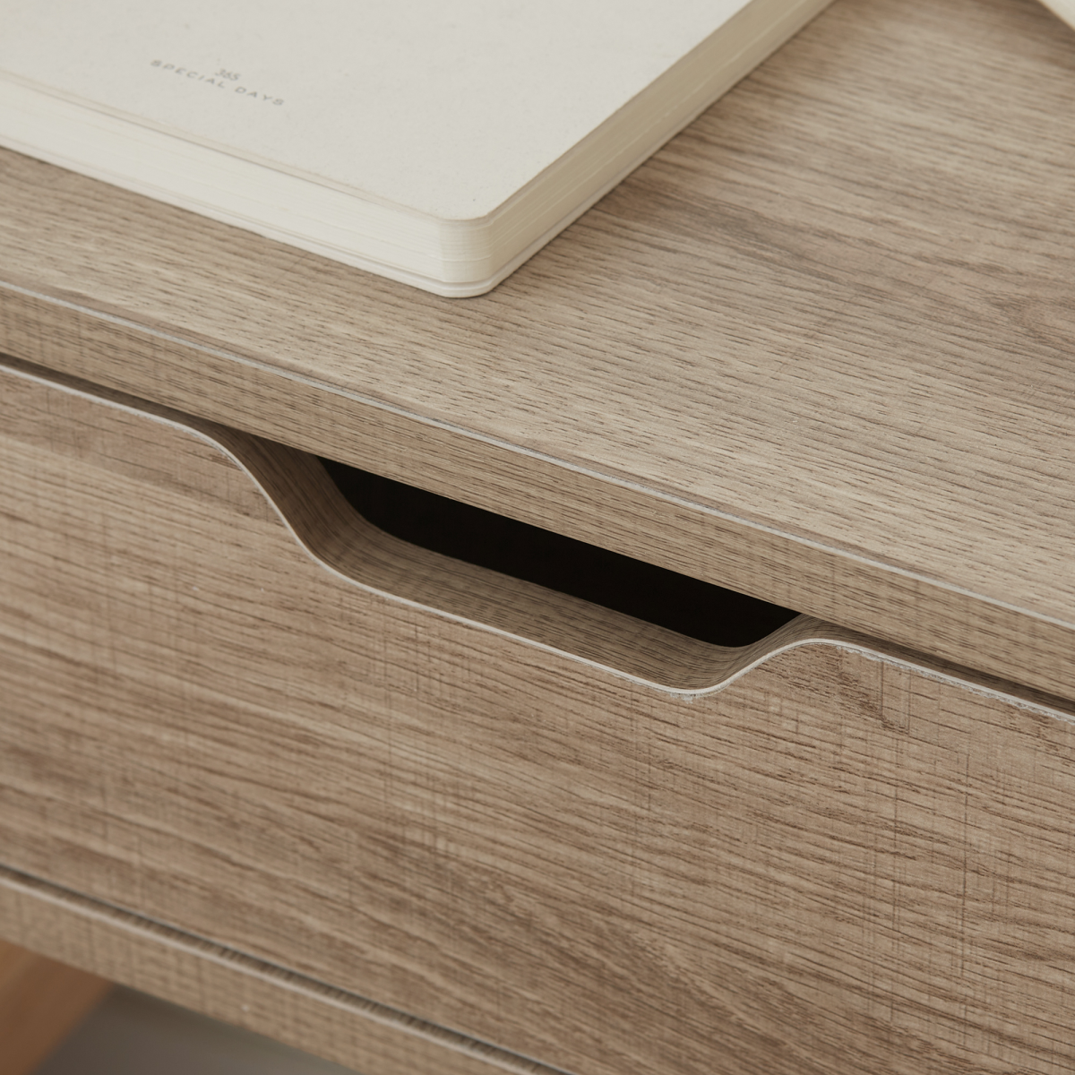 Aurora Floating Nightstand Set of 2, Nightstand with Drawer