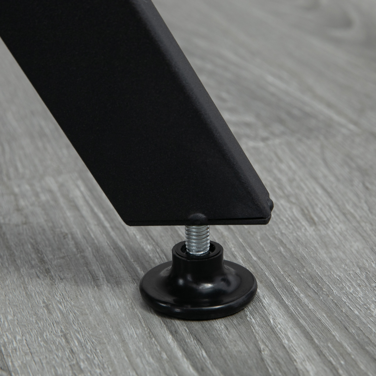 Industrial Dining Table with Round Top Steel Legs for Kitchen Dining Room Brown