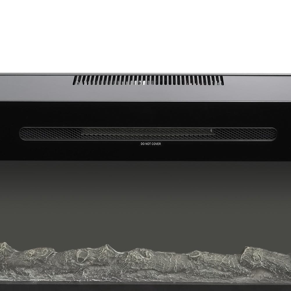 50 Inch Wall Mounted Electric Fireplace Insert Heater 9 Flame Colours 1800W