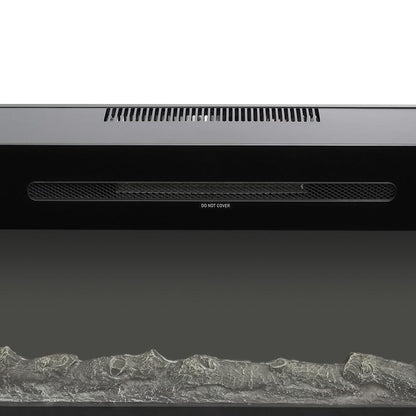 50 Inch Wall Mounted Electric Fireplace Insert Heater 9 Flame Colours 1800W