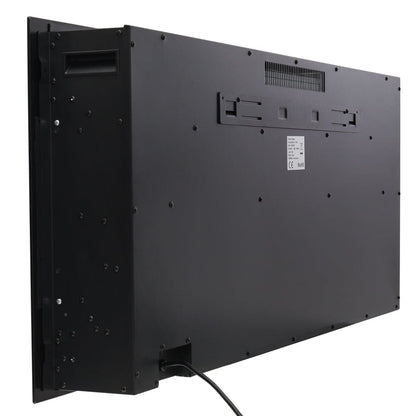 50 Inch Wall Mounted Electric Fireplace Insert Heater 9 Flame Colours 1800W