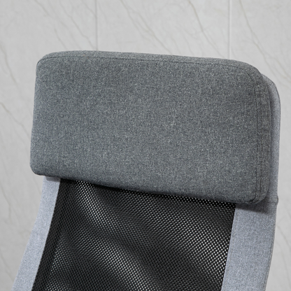 Office Chair Mesh High Back Swivel Task Home Desk Chair w/ Arm, Grey  Luna