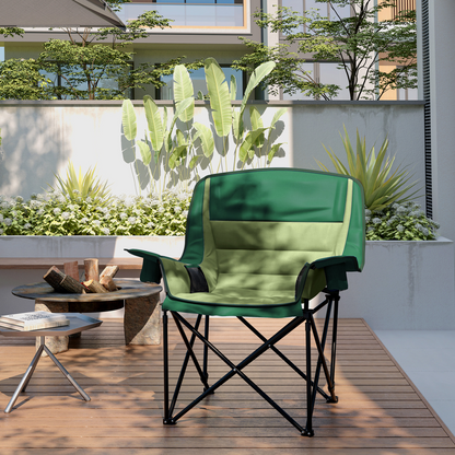 Esterno Camping Chair for Adults, Padded Folding Chair
