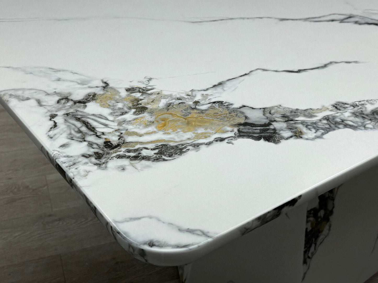 Capri 160cm Marble Effect Dining Table