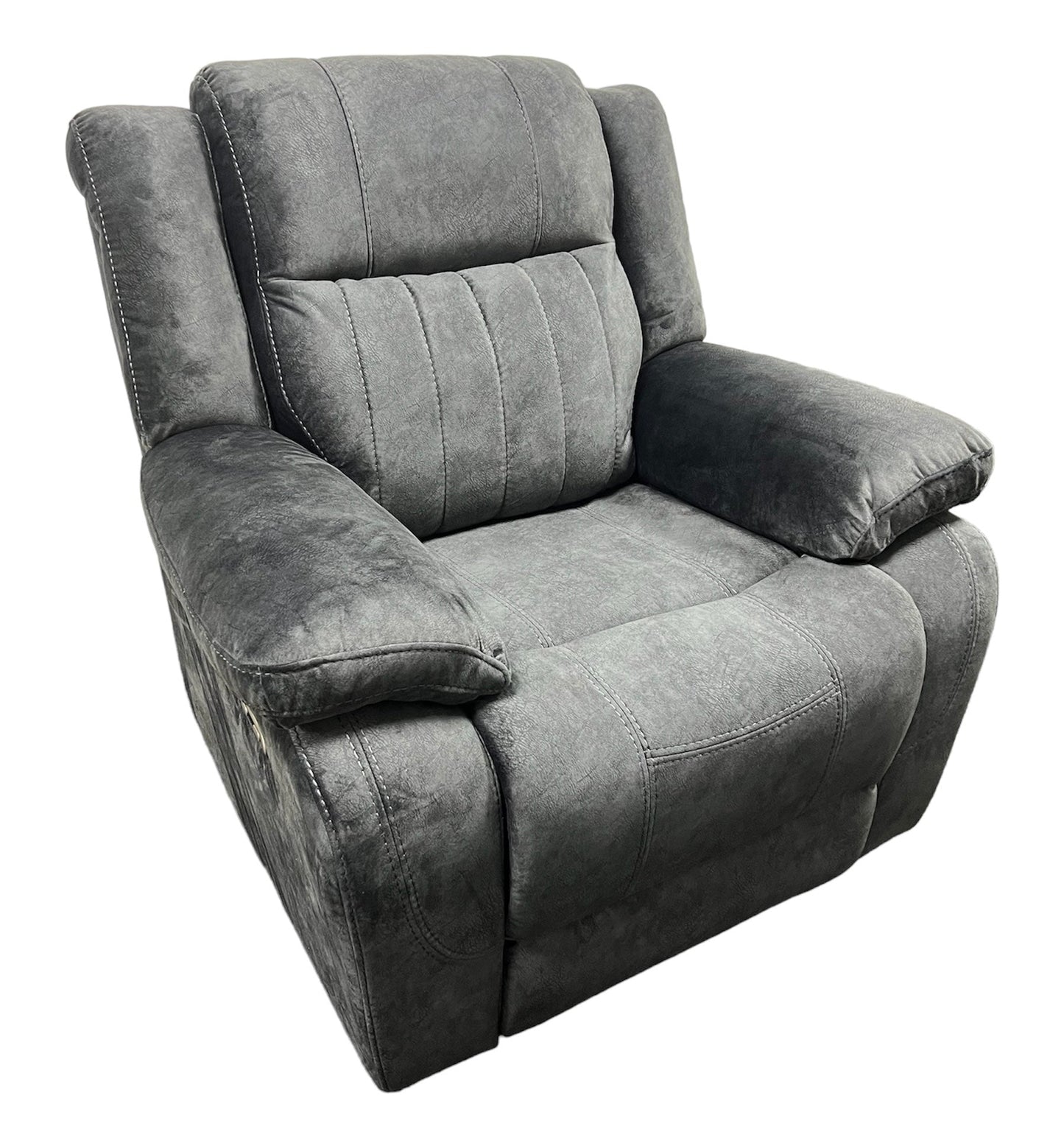 Rose Charcoal E-Recliner Chair