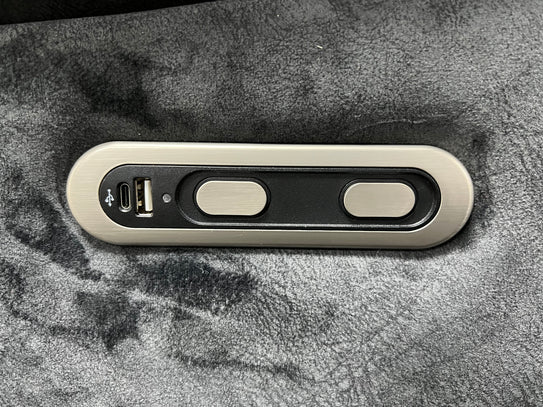 Techno 3, 2 or 1 Seater Electric Recliner Sofa Charcoal Grey Fabric