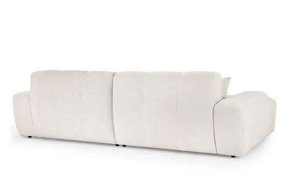 The Bubble Beige Boucle Fabric Left Hand Corner Cloud Sofa