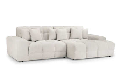 The Bubble Beige Boucle Fabric Right Hand Corner Cloud Sofa