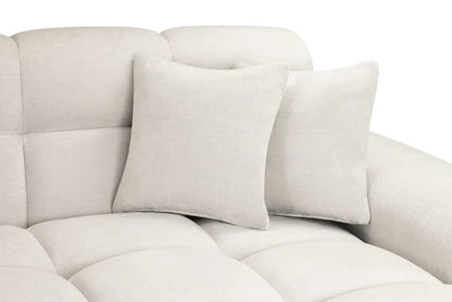 The Bubble Beige Boucle Fabric Right Hand Corner Cloud Sofa