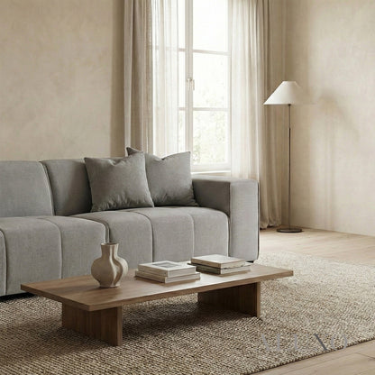 Leonard Left Hand Facing (LHF) Corner Sofa – Cloudy Grey Bouclé