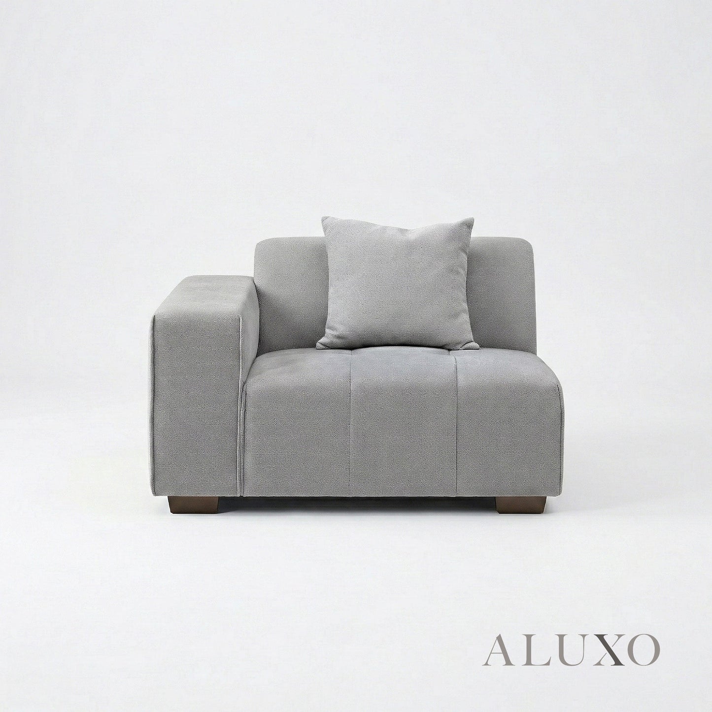 Leonard Right Hand Facing (RHF) Corner Sofa – Cloudy Grey Bouclé