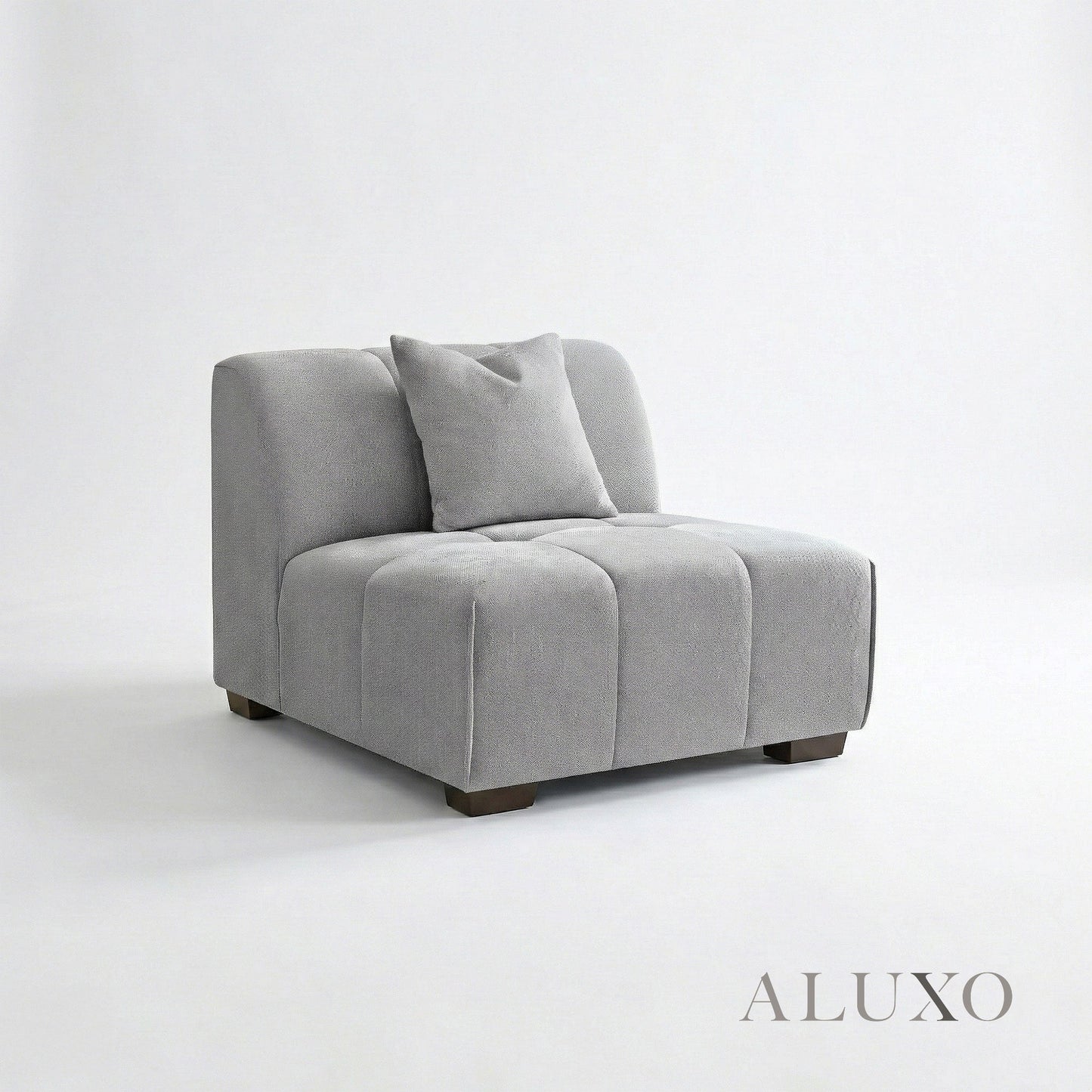 Leonard Right Hand Facing (RHF) Corner Sofa – Cloudy Grey Bouclé