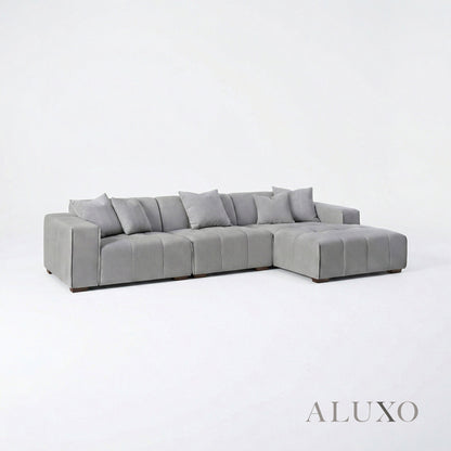 Leonard Right Hand Facing (RHF) Corner Sofa – Cloudy Grey Bouclé