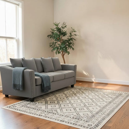 Lincoln 3+2 Seater Sofa With Scatter Back Cushion In Marine Blue Velvet Fabric