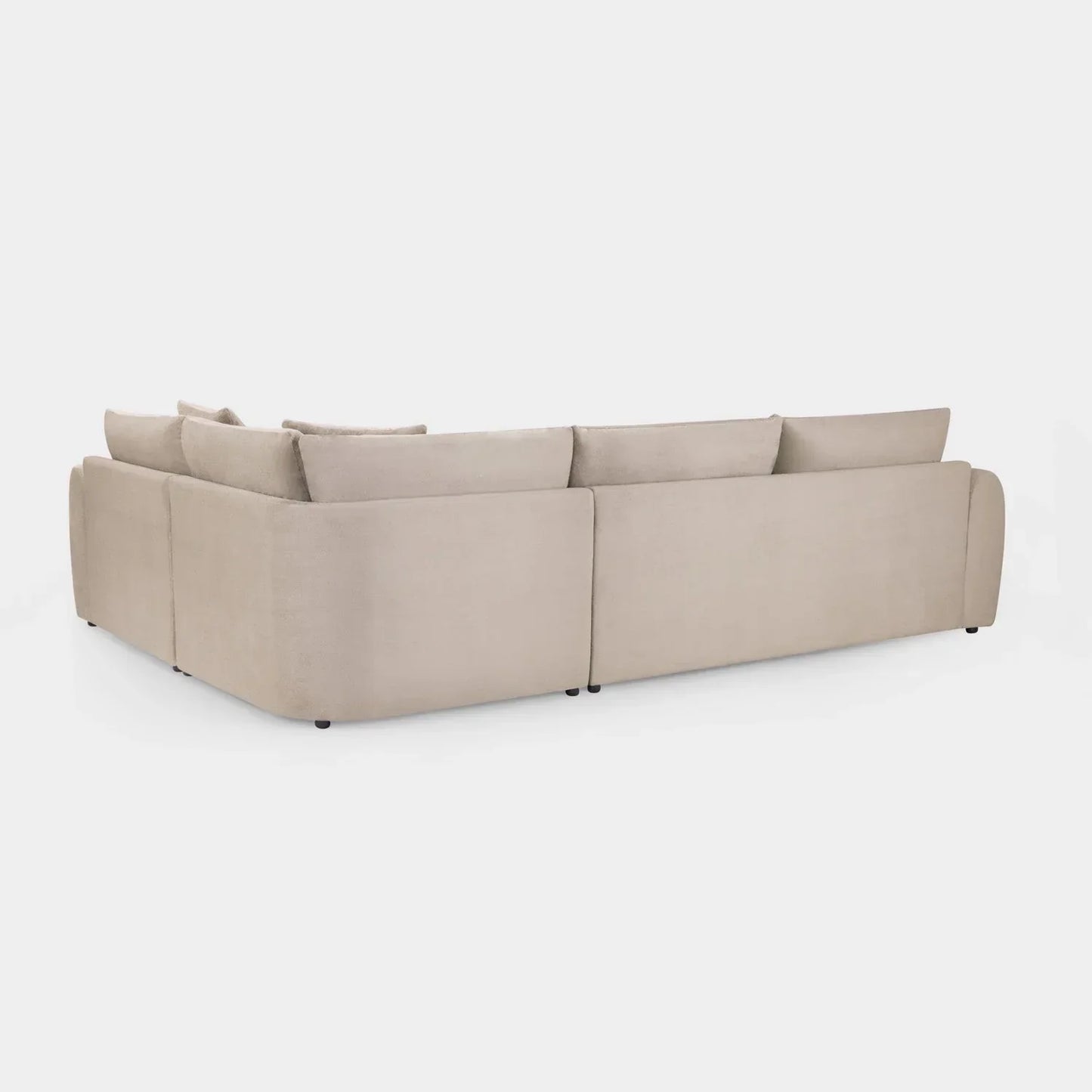 Mirabel Mocha Velvet Right Hand Facing Corner Sofa