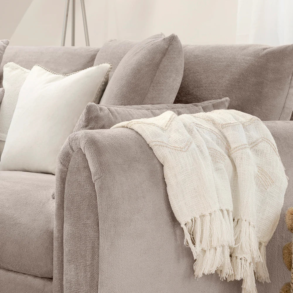 Mirabel Mocha Velvet Right Hand Facing Corner Sofa