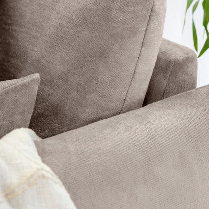 Mirabel Mocha Velvet Right Hand Facing Corner Sofa