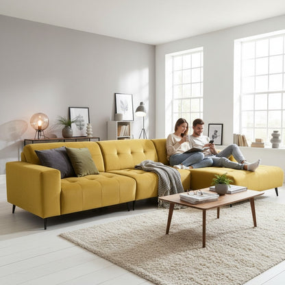 Oslo Open 3 Piece Plan Sofa In Emerald Green Velvet Fabric