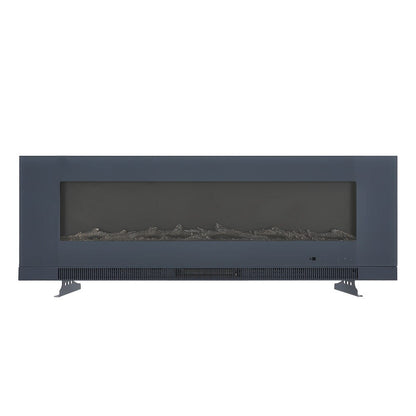 50/60 inch Electric Fireplace 5000 BTU Wall Mounted Fireplaces Heater