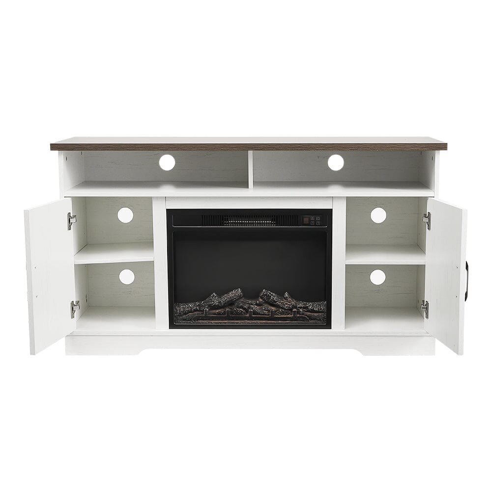 54inch W Freestanding Fireplaces Recessed Electric Fireplace TV Stand