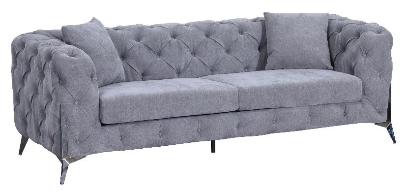 Paris Grey 3 Seater Sofa