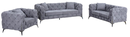 Paris Grey 3 Seater Sofa